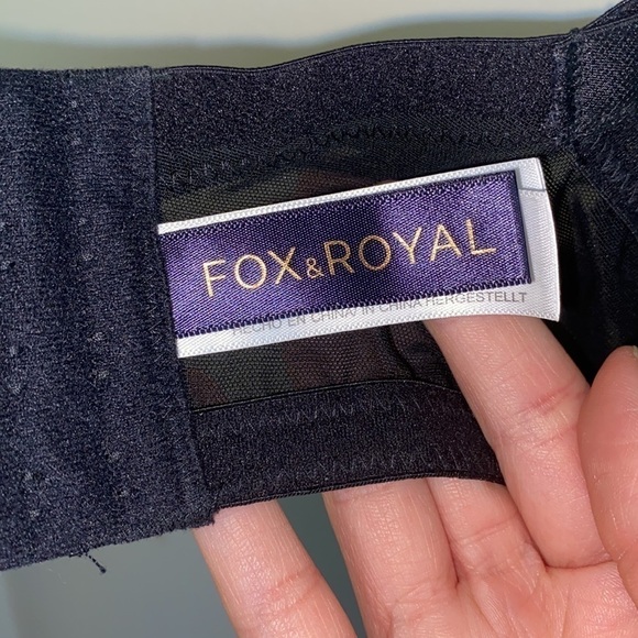 fox & ROYAL Black Lace And Nude Bra - Picture 5 of 6